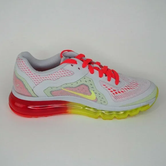 Nike Air Max 2014 Shoes Pure Platinum Running Size Boys 6 - Picture 2 of 11